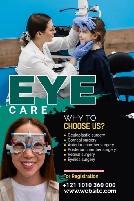 Eye clinic Banner Template | PosterMyWall