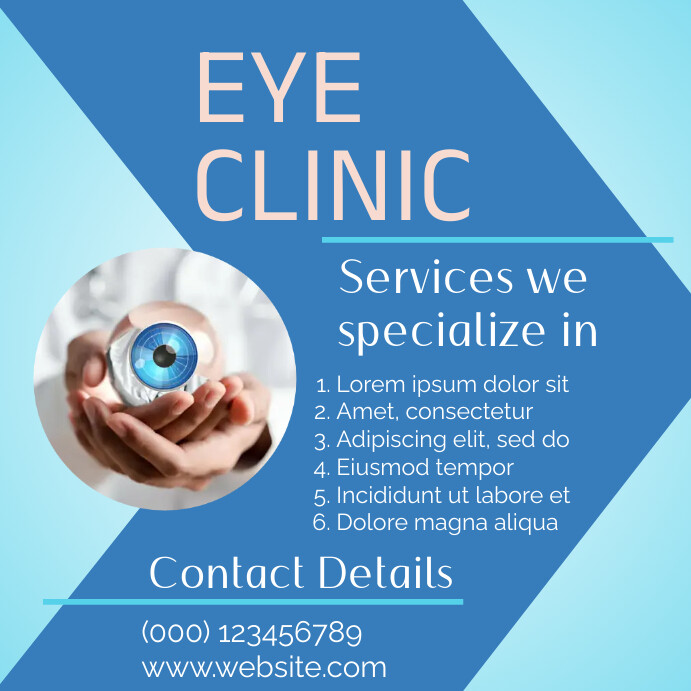 Eye Clinic Template | PosterMyWall