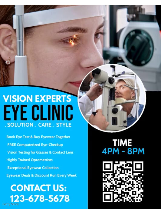 Eye Clinic Template | PosterMyWall