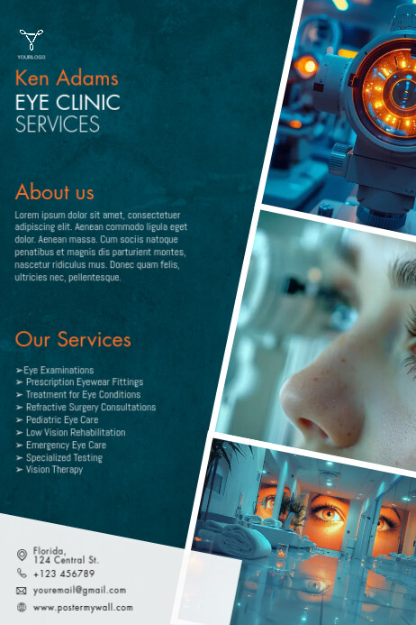 Eye Collection Flyer Eye Clinic Flyer Design Template | PosterMyWall