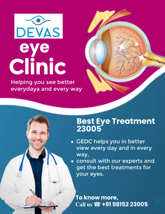 Eye Collection Flyer Eye Clinic Flyer Template | PosterMyWall
