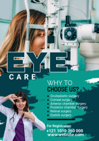 Eye Collection Flyer Eye clinic Flyer Template | PosterMyWall
