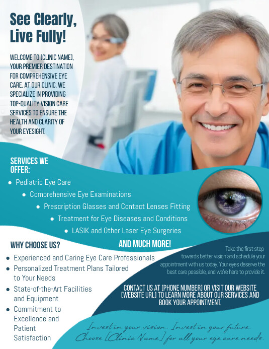 Eye Collection Flyer Eye Poster Design Template