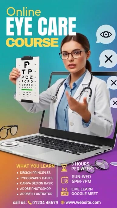 EYE CONSULTATION Instagram 快拍 template