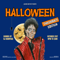 Azul R&B Halloween Night Iphosti le-Instagram Template