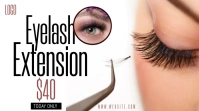Eyelash Extension YouTube-miniature template