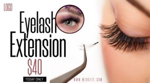 Eyelash Extension YouTube-miniature template
