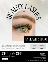 Eyelash Extension Flyer template