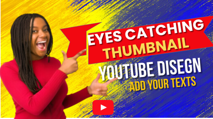 Eyes Catching Thumbnail Youtube Thumbnail template