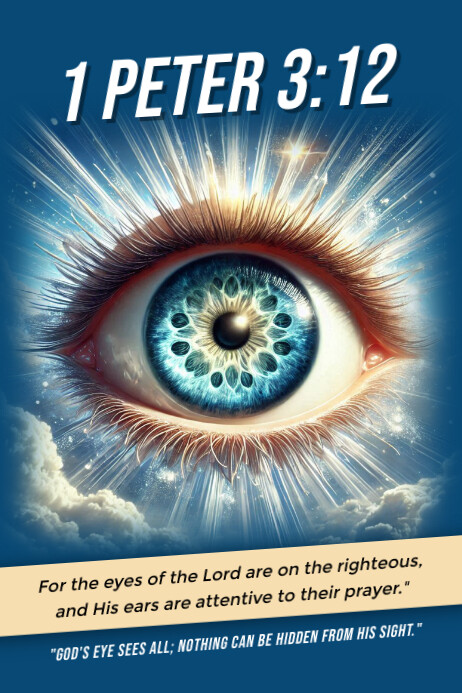 Eyes of God Poster template