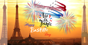 Fête nationale France auf Facebook geteiltes Bild template