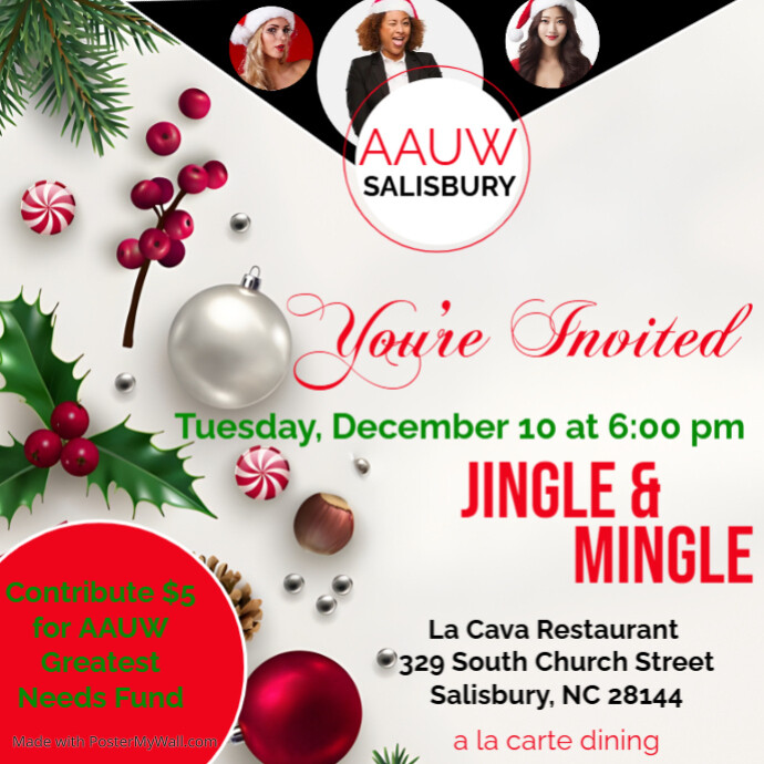 White Joyful Christmas Thank You Card Instagram Post template