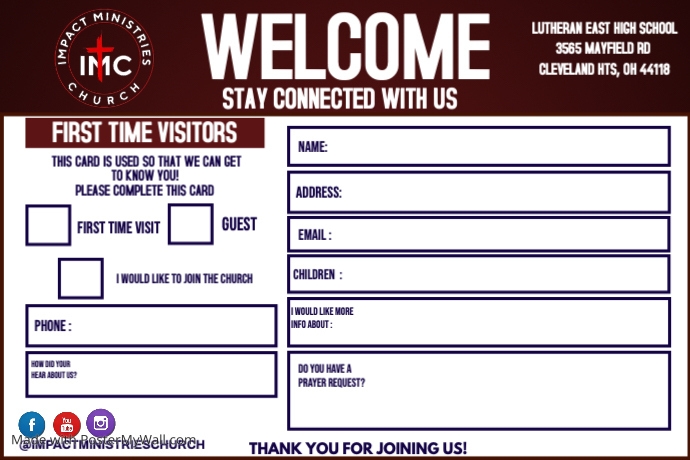 Copy of Guest Information | PosterMyWall