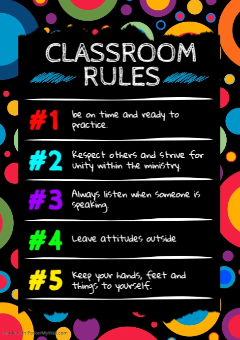 Copy of Classroom Rules Flyer | PosterMyWall