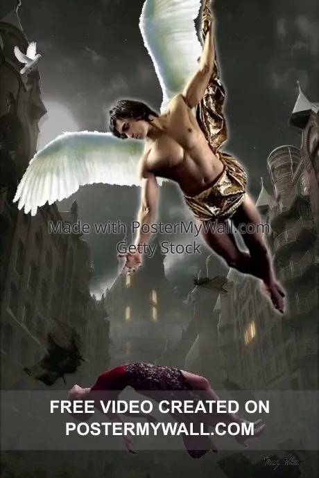 Angel Poster template