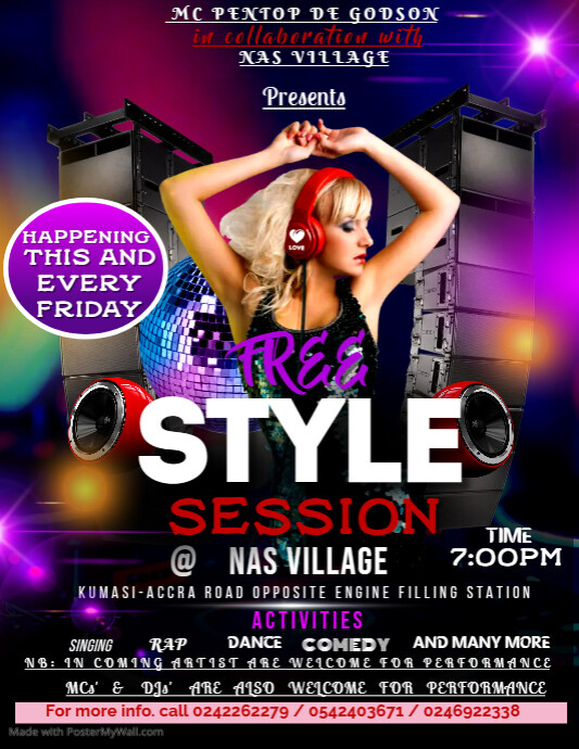 House music party flyer template PosterMyWall