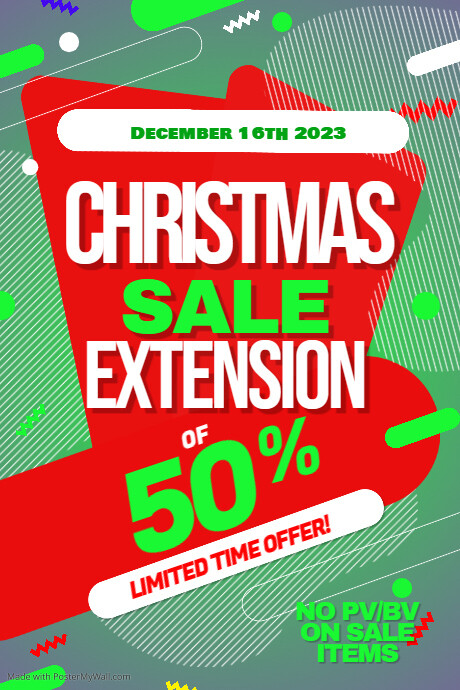 Flash Sale Promotion Poster Flyer October 2023 | PosterMyWall