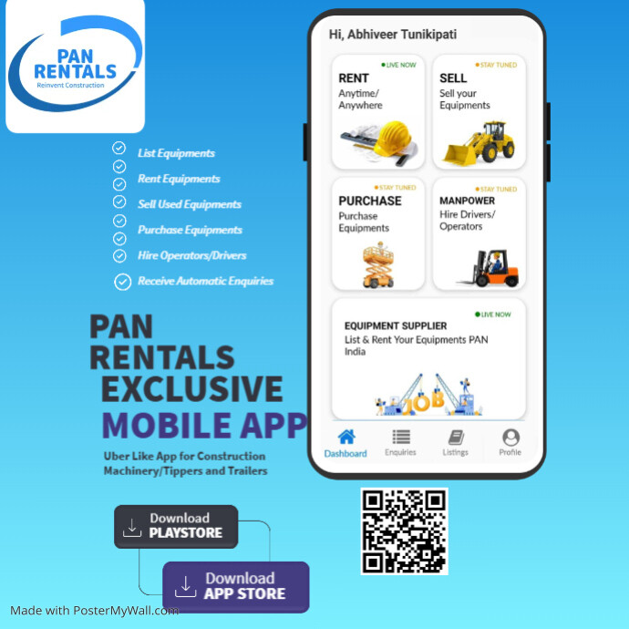 Exclusive Mobile App Ads Instagram Post template
