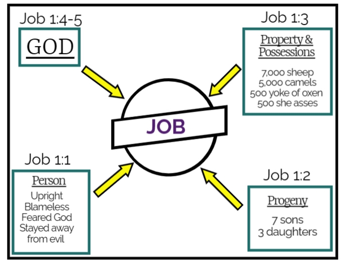 Job Bible Study Diagram (1) | PosterMyWall