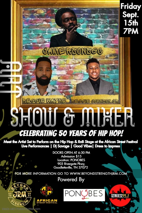 Artist Showcase Art Event Poster | PosterMyWall