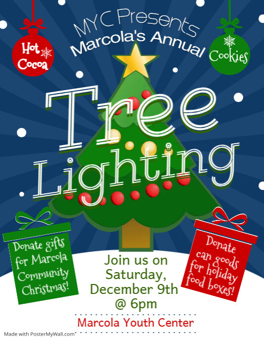 Copy of Tree Lighting | PosterMyWall