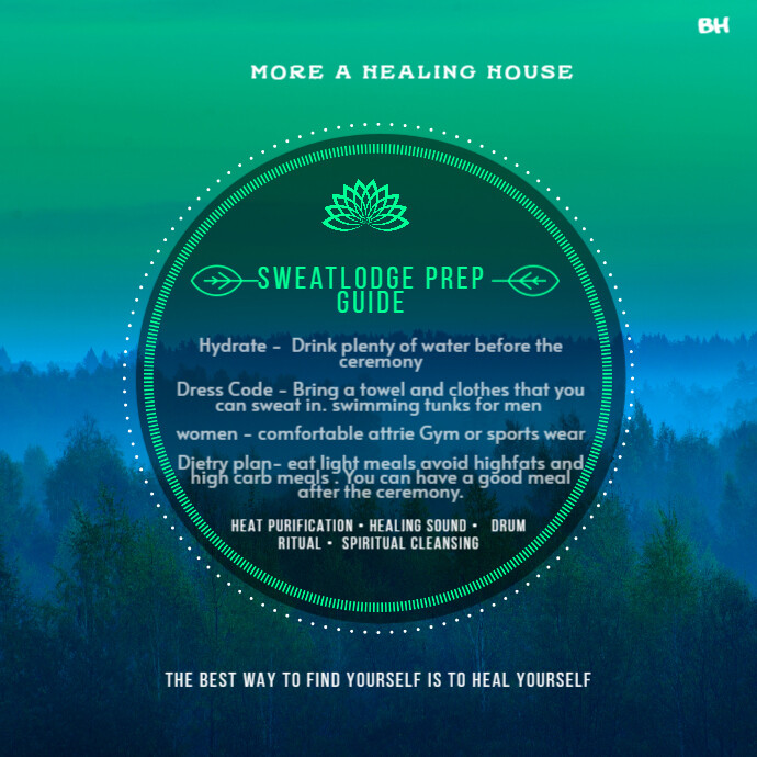 RETREAT POSTER template