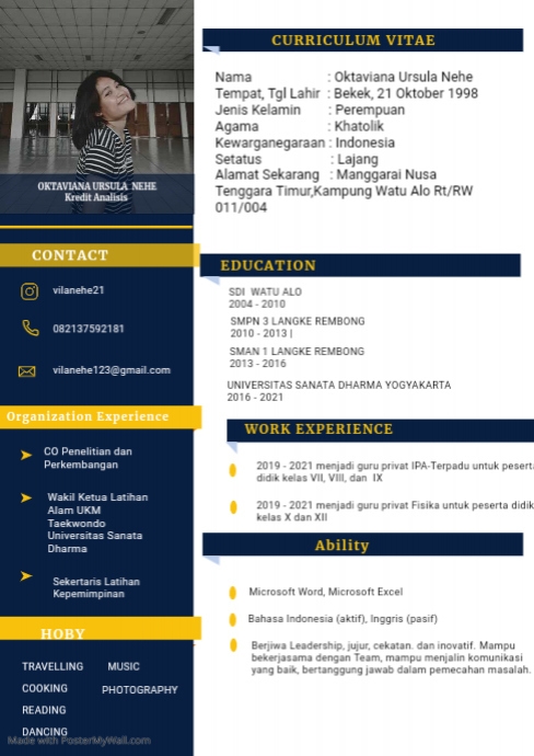 Salinan SIMPLE MODERN RESUME TEMPLATE - F26d08484ea1fa486a35ab6f4a6a7ecd Screen