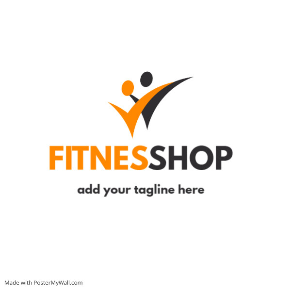 Fitness shop or double man icon logo