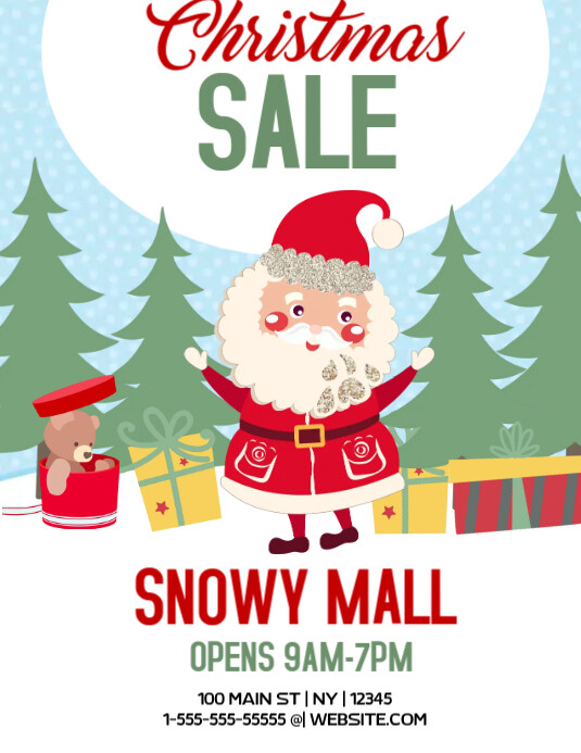 Christmas Sale Flyer (US Letter) template