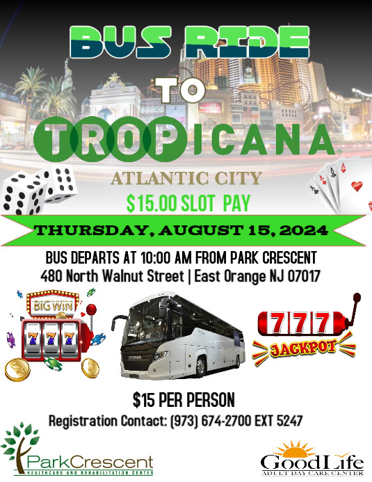 Copy of Copy of Casino Bus Trip Flyer Template | PosterMyWall