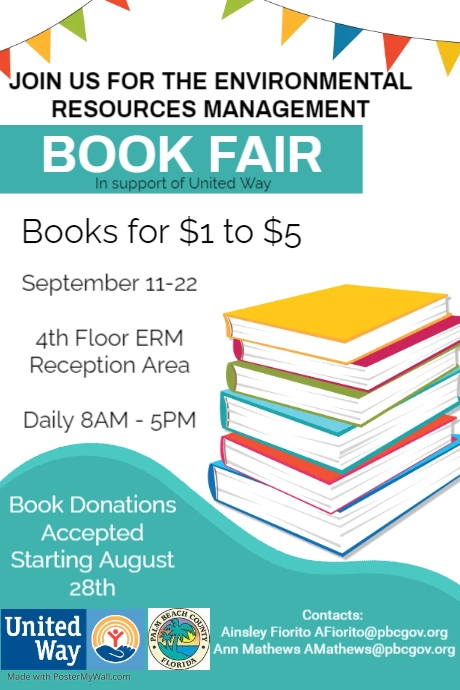 book fair 4X6 Banner 4' × 6' template