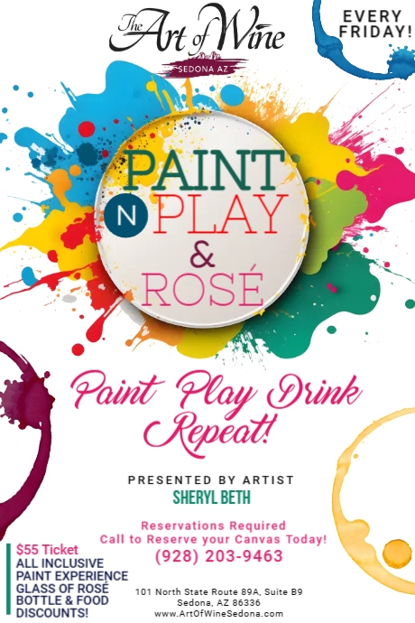 Exquisite Local Paint And Sip Scene in 4K Exquisite Local Paint And Sip Scene in 4K