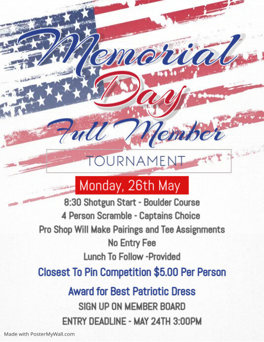 Copy of Memorial Day Celebration flyer | PosterMyWall