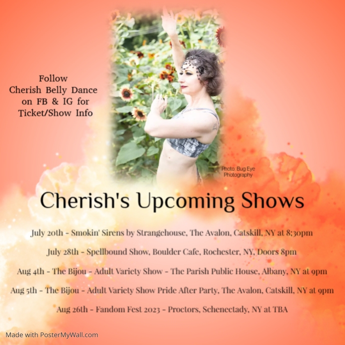 Shows Cherish PosterMyWall