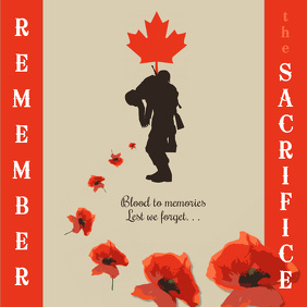 Remembrance Day Poster Templates | PosterMyWall
