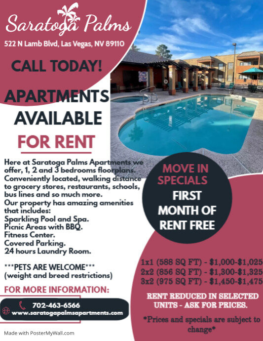 real estate apartments for rent advertisement | PosterMyWall