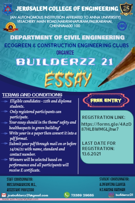 ESSAY Poster template