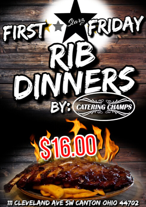Poster Ribs Ribs Night | PosterMyWall