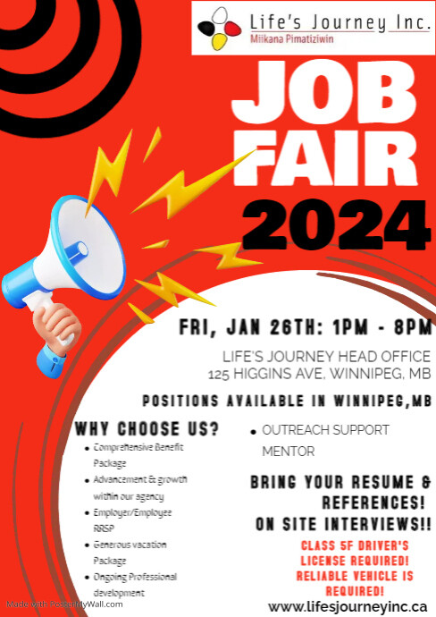 Simply Modern Job Fair Template | PosterMyWall