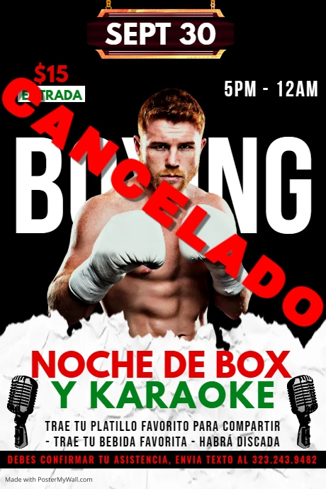 Boxing Brochure | PosterMyWall