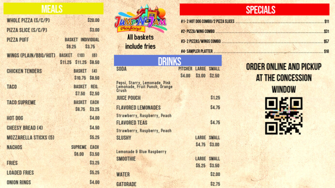 Copy of Copy of Copy of Copy of Lockdown Takeaway Restaurant Menu ...