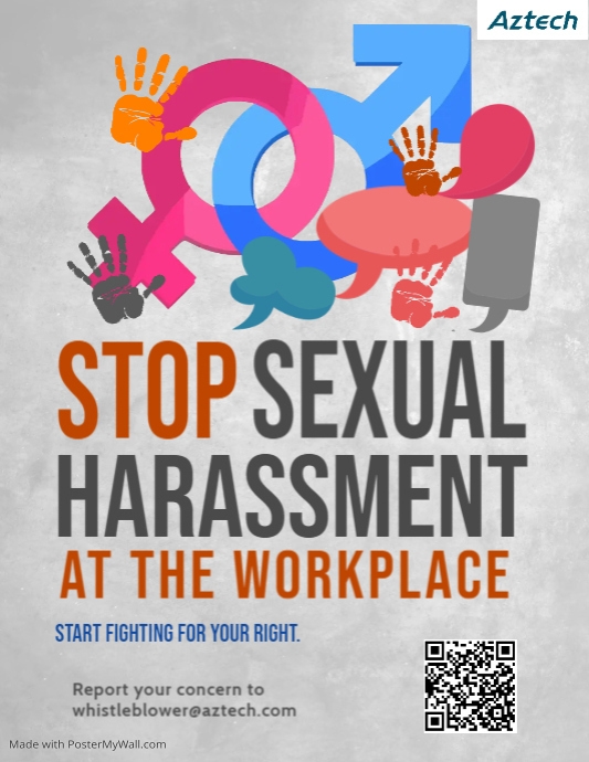 Copy of Workplace Sexual Harassment Flyer | PosterMyWall