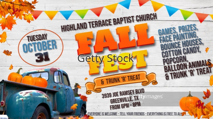 Fall Festival Announcement | PosterMyWall