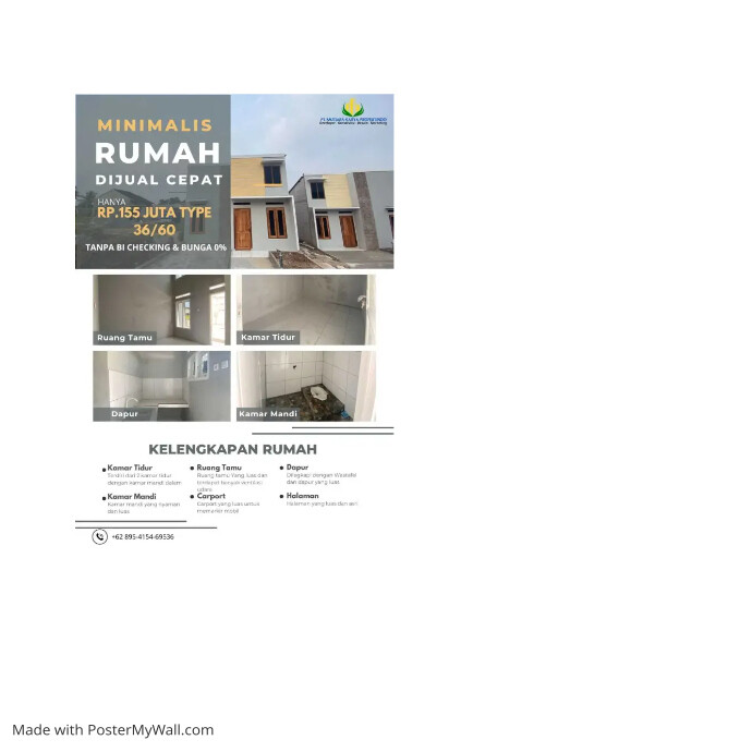 (RUMAH STRATEGIS), CALL 0895-4154-69536, Harga Rumah Dibawah 200 Juta ...
