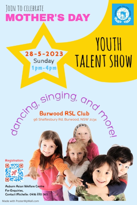 student talent show grade school flyer template Poster