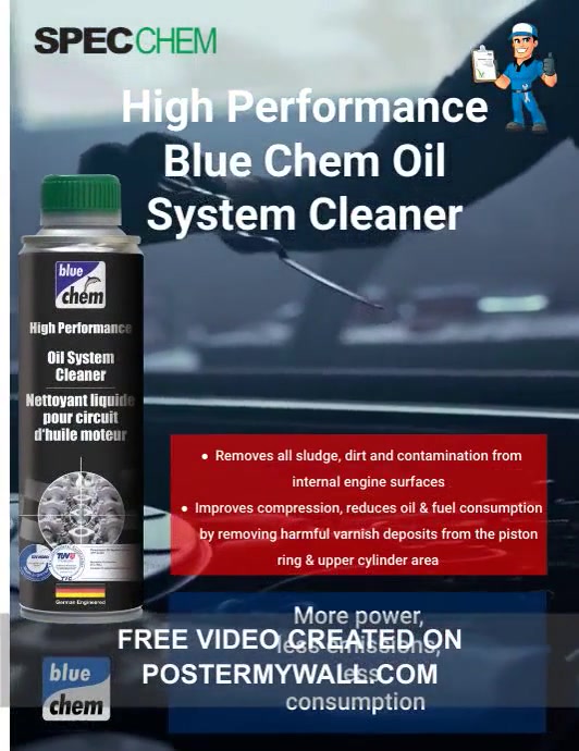 oil system cleaner PosterMyWall