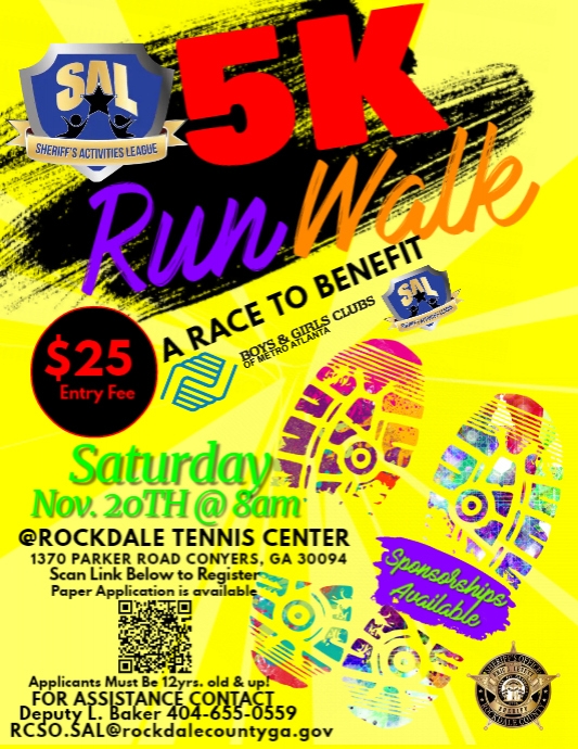 5K Run Walk Flyer 2021 | PosterMyWall