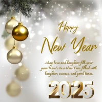 Happy New Year 2025 Instagram Post. (1) template