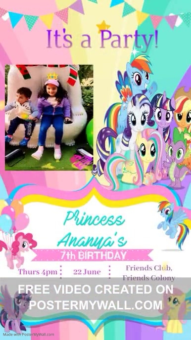 Copy of My Little Pony | PosterMyWall