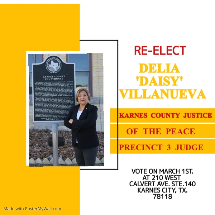 Copy of White and Yellow Student Council Election Campaign Square Vi ...
